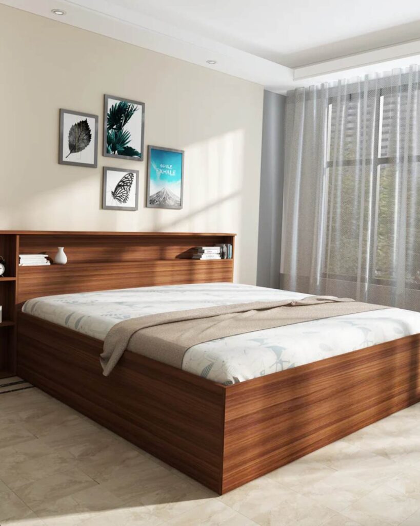 Wooden Bed- dkoreluxe 1